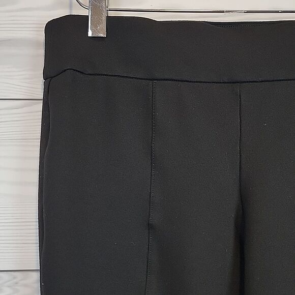 Ann Klein pull-on ankle pants slim fit in black Women's Size S - Picture 4 of 11